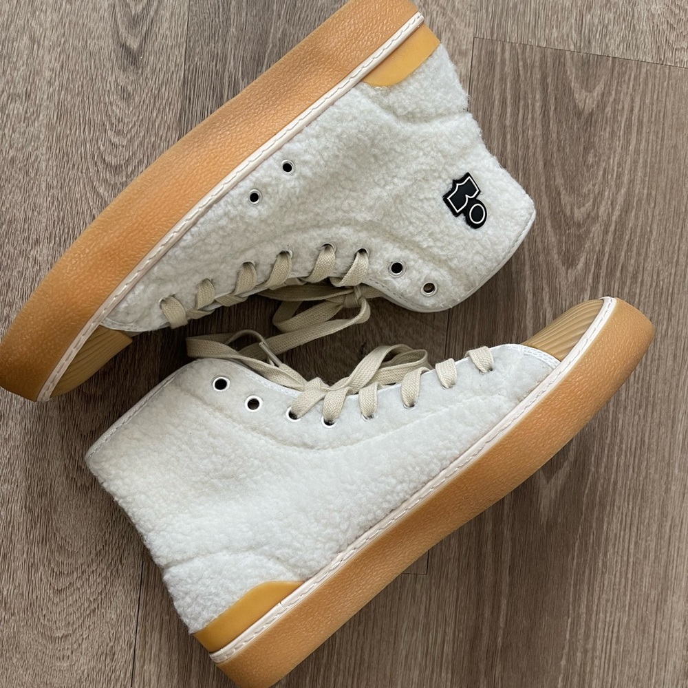 ISABEL MARANT White Benkeen Sneakers high-top - Picture 7 of 14